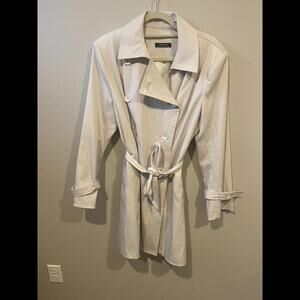 Tribal Trench Coat Jacket- size 8, EUC